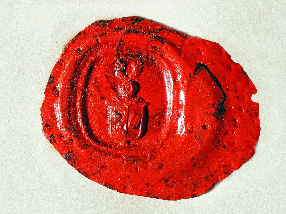 hist. Siegelabdr. (Fam. v. Stoe.)